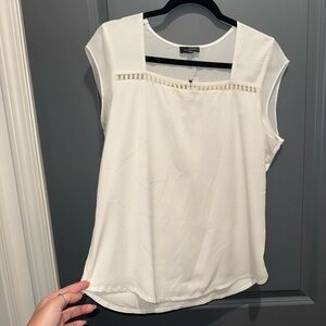 NWT The Limited White Sleeveless Blouse